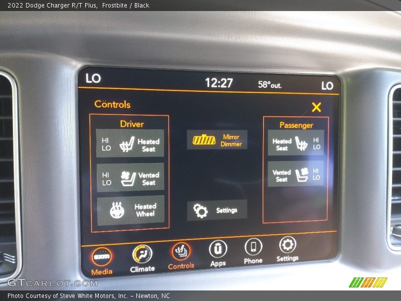 Frostbite / Black 2022 Dodge Charger R/T Plus