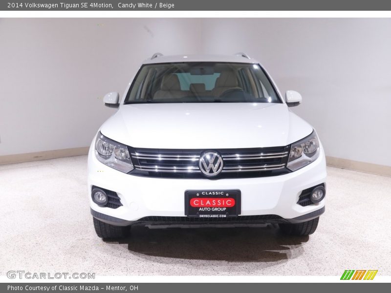 Candy White / Beige 2014 Volkswagen Tiguan SE 4Motion