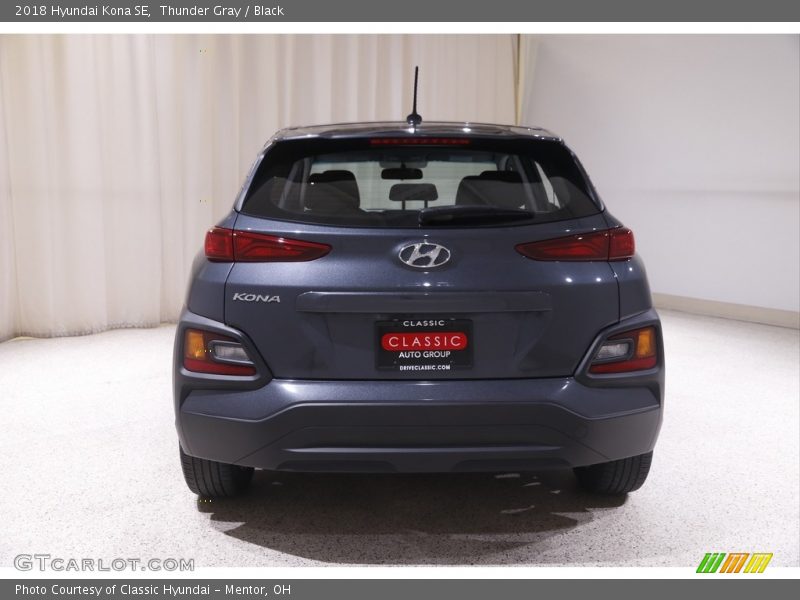 Thunder Gray / Black 2018 Hyundai Kona SE