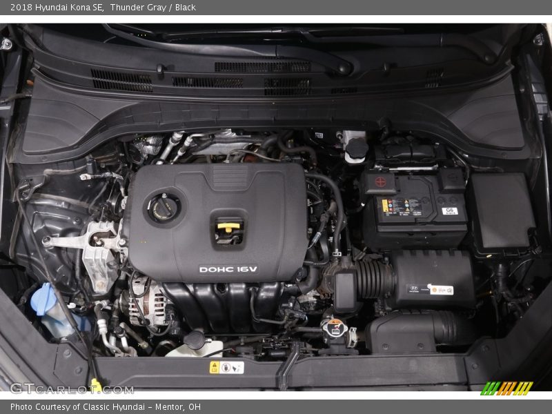  2018 Kona SE Engine - 2.0 Liter DOHC 16-valve D-CVVT 4 Cylinder