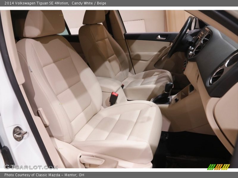 Candy White / Beige 2014 Volkswagen Tiguan SE 4Motion