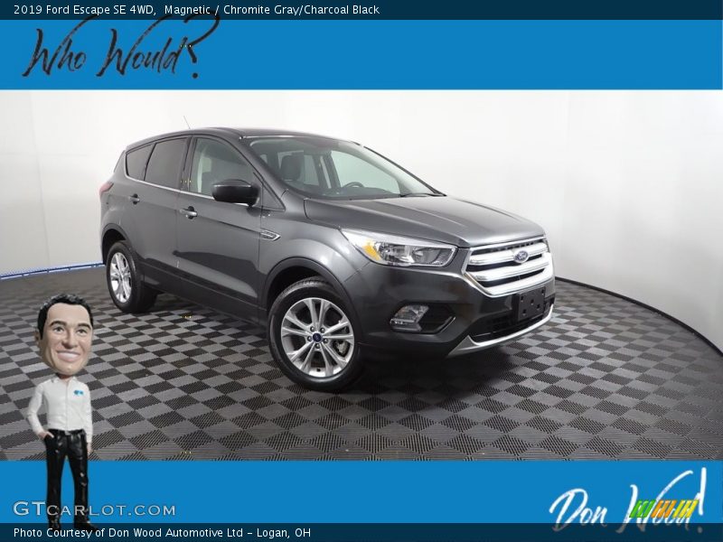 Magnetic / Chromite Gray/Charcoal Black 2019 Ford Escape SE 4WD