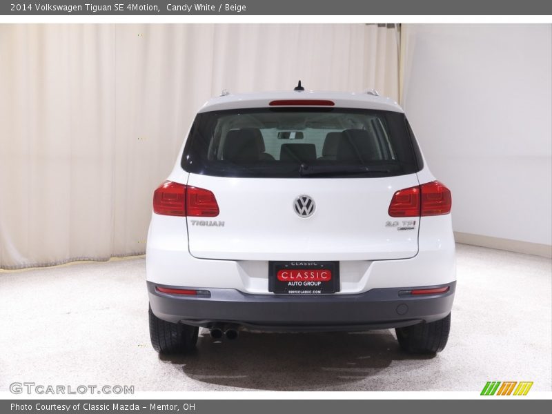 Candy White / Beige 2014 Volkswagen Tiguan SE 4Motion