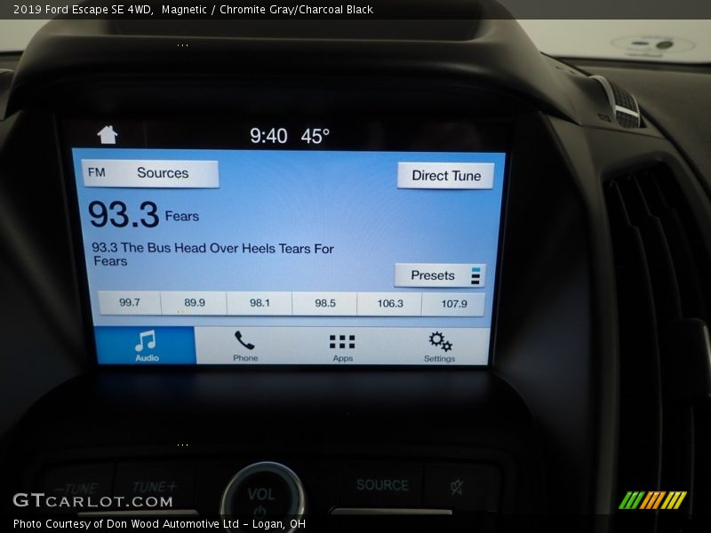 Magnetic / Chromite Gray/Charcoal Black 2019 Ford Escape SE 4WD