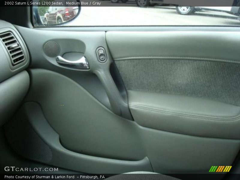 Medium Blue / Gray 2002 Saturn L Series L200 Sedan