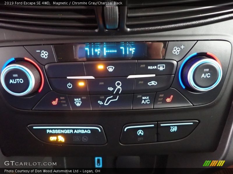 Magnetic / Chromite Gray/Charcoal Black 2019 Ford Escape SE 4WD