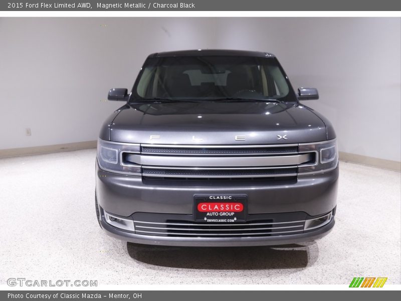 Magnetic Metallic / Charcoal Black 2015 Ford Flex Limited AWD