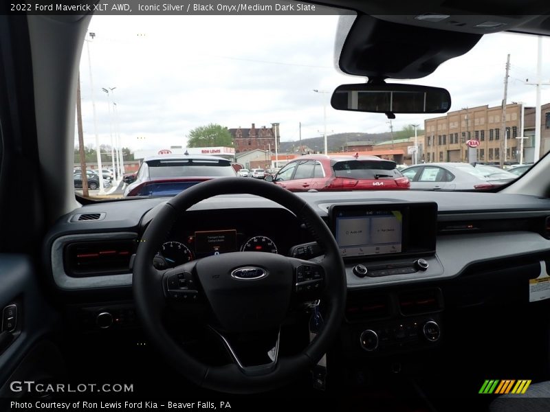Iconic Silver / Black Onyx/Medium Dark Slate 2022 Ford Maverick XLT AWD