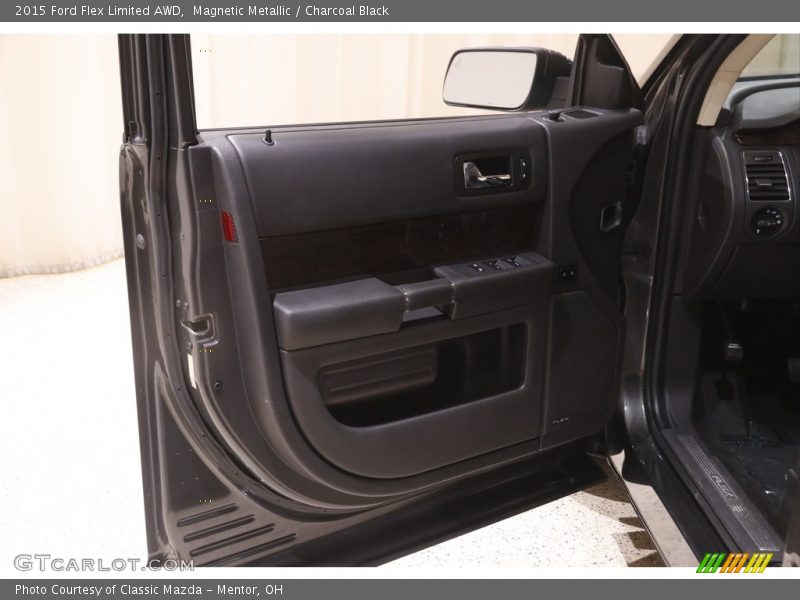 Magnetic Metallic / Charcoal Black 2015 Ford Flex Limited AWD