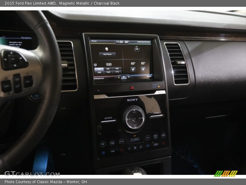 Magnetic Metallic / Charcoal Black 2015 Ford Flex Limited AWD