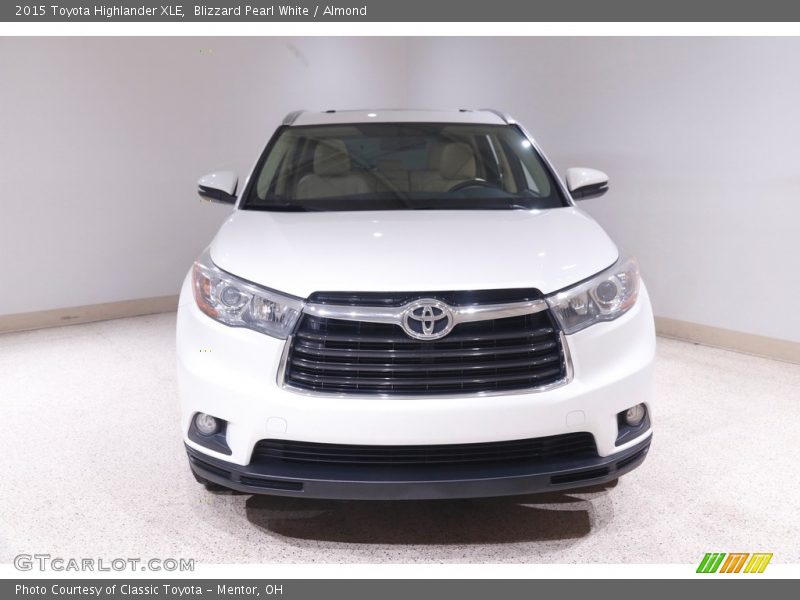 Blizzard Pearl White / Almond 2015 Toyota Highlander XLE