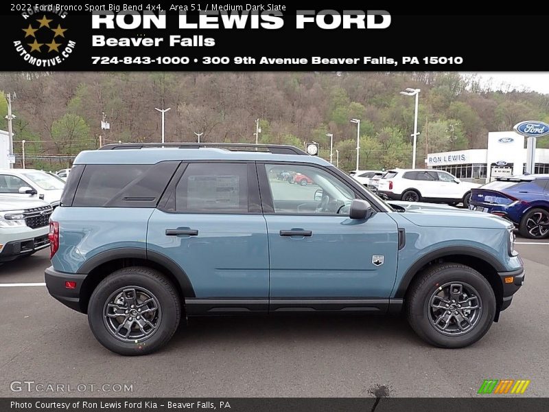 Area 51 / Medium Dark Slate 2022 Ford Bronco Sport Big Bend 4x4