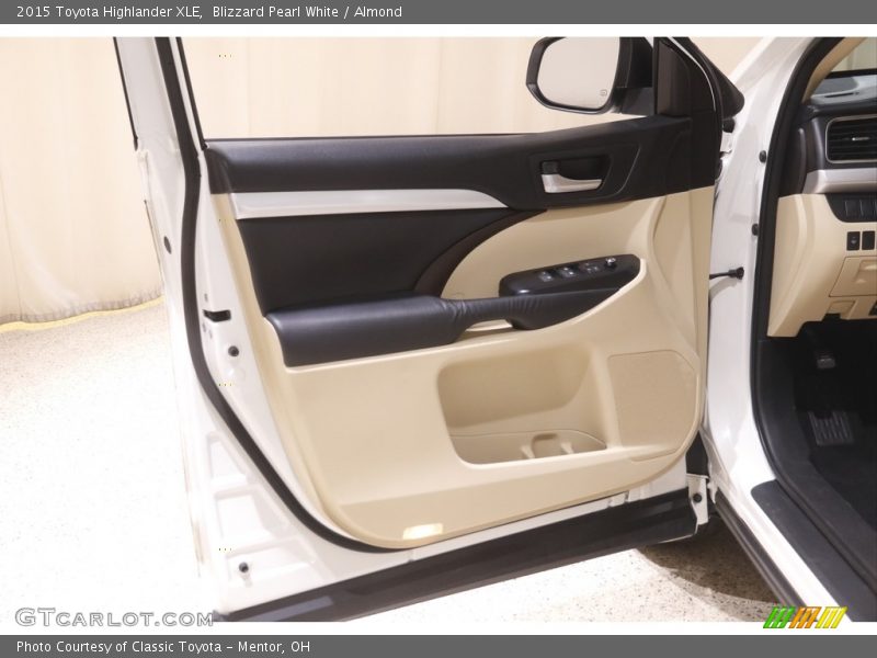 Blizzard Pearl White / Almond 2015 Toyota Highlander XLE