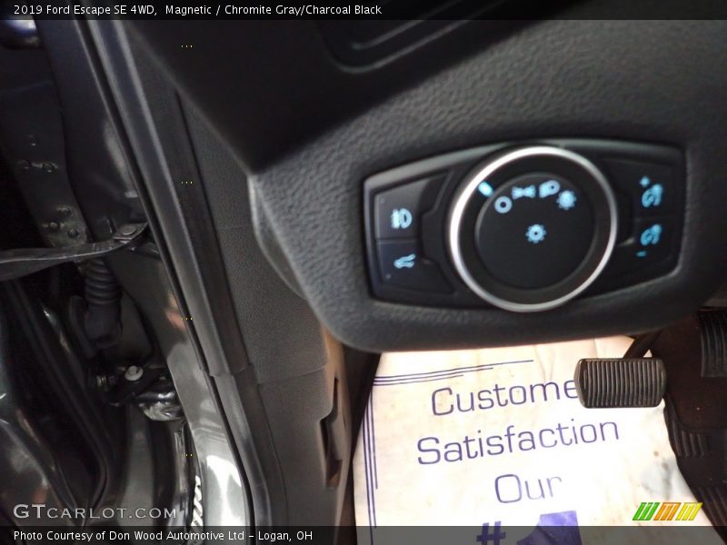Magnetic / Chromite Gray/Charcoal Black 2019 Ford Escape SE 4WD