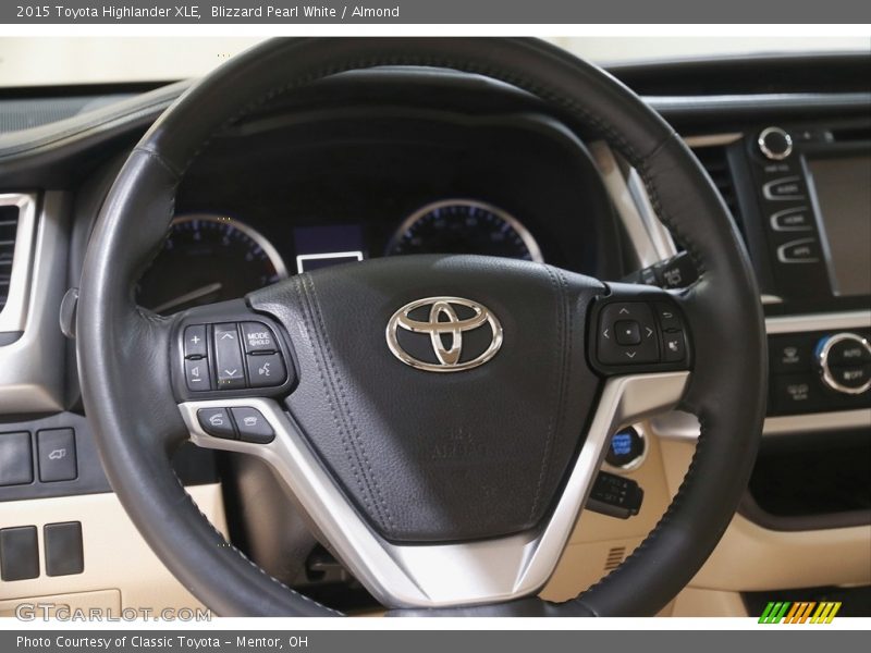 Blizzard Pearl White / Almond 2015 Toyota Highlander XLE