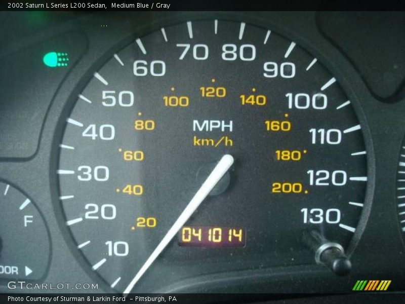 Medium Blue / Gray 2002 Saturn L Series L200 Sedan