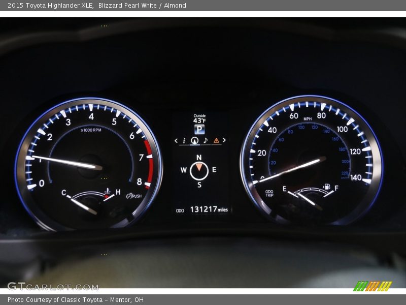 Blizzard Pearl White / Almond 2015 Toyota Highlander XLE