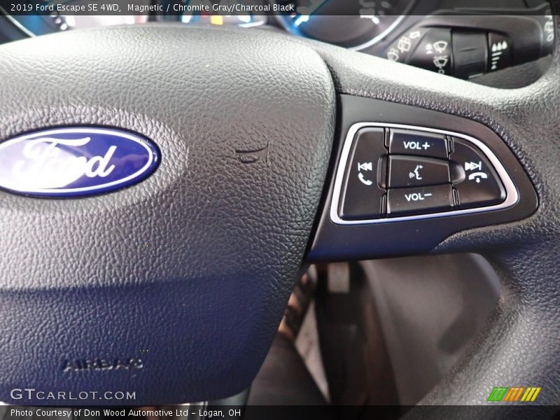 Magnetic / Chromite Gray/Charcoal Black 2019 Ford Escape SE 4WD