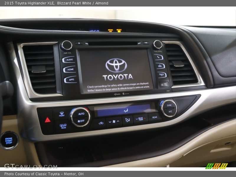 Blizzard Pearl White / Almond 2015 Toyota Highlander XLE