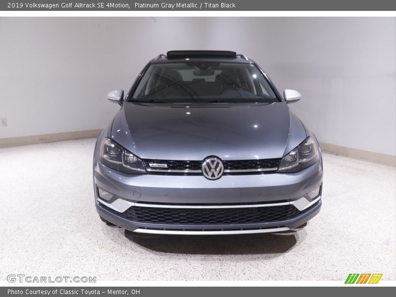 Platinum Gray Metallic / Titan Black 2019 Volkswagen Golf Alltrack SE 4Motion