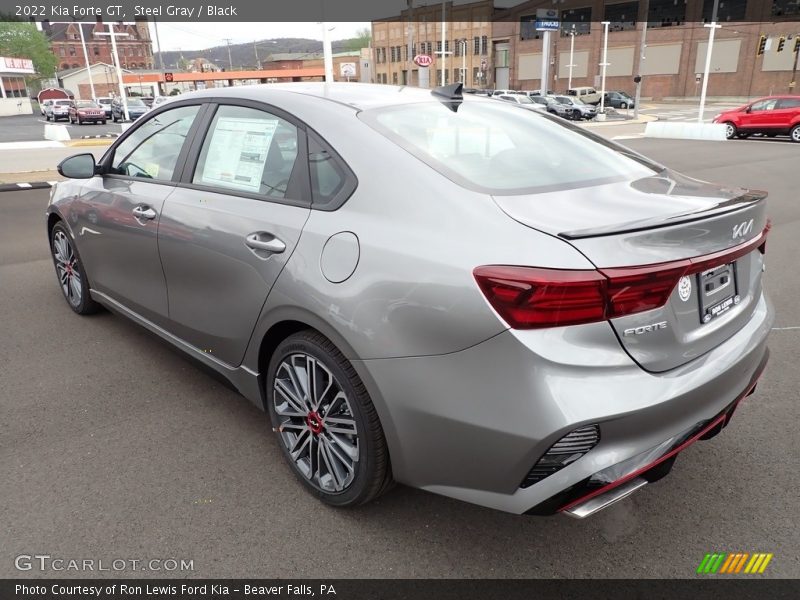 Steel Gray / Black 2022 Kia Forte GT