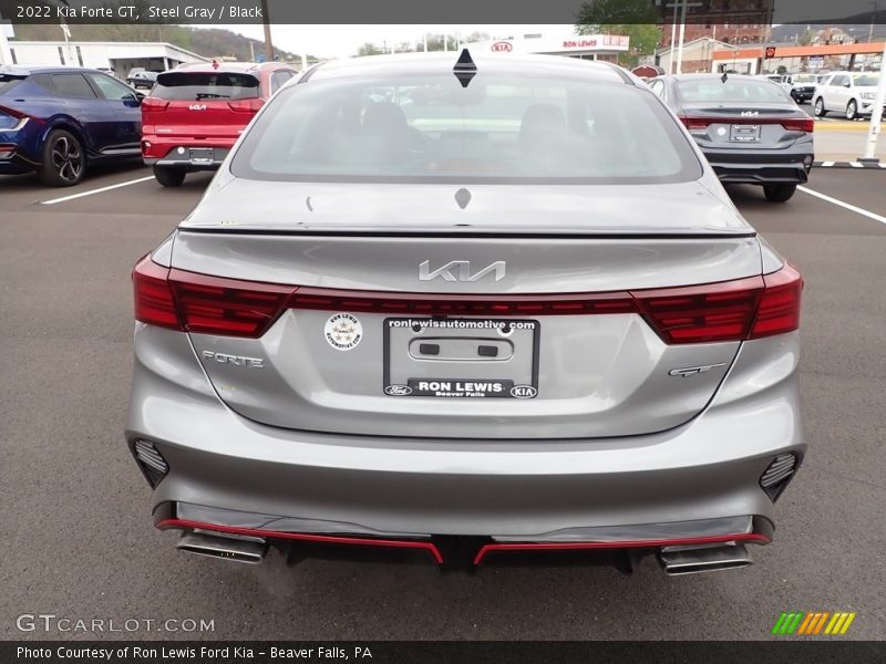 Steel Gray / Black 2022 Kia Forte GT