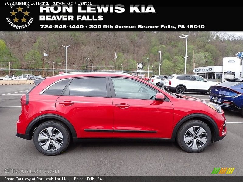 Runway Red / Charcoal 2022 Kia Niro LX Hybrid