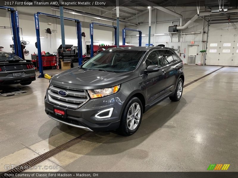 Magnetic Metallic / Ebony 2017 Ford Edge Titanium AWD