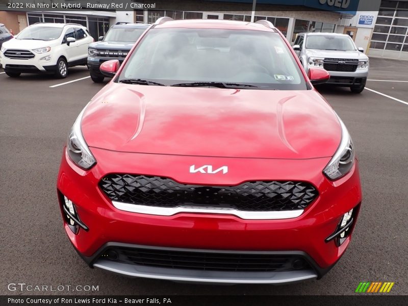 Runway Red / Charcoal 2022 Kia Niro LX Hybrid
