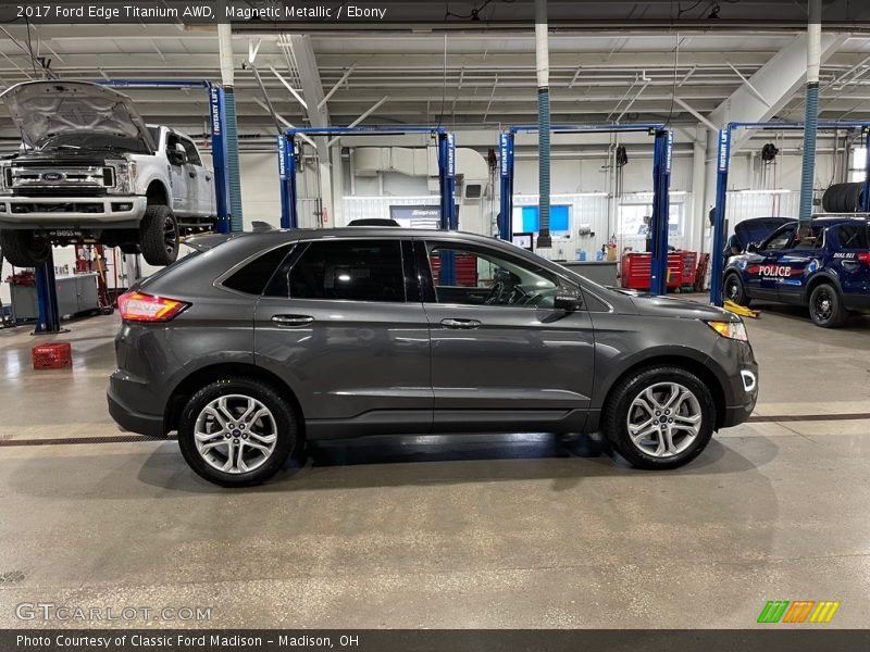 Magnetic Metallic / Ebony 2017 Ford Edge Titanium AWD