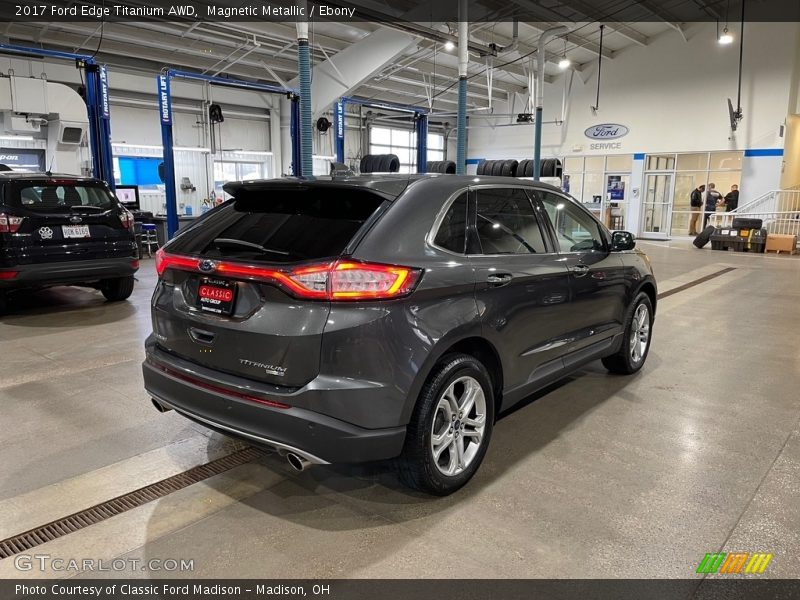 Magnetic Metallic / Ebony 2017 Ford Edge Titanium AWD