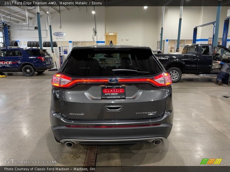 Magnetic Metallic / Ebony 2017 Ford Edge Titanium AWD