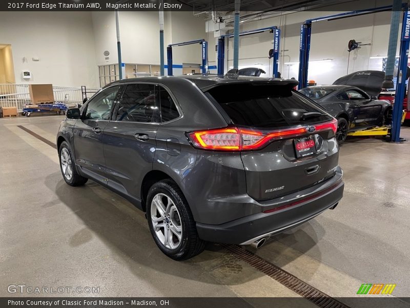 Magnetic Metallic / Ebony 2017 Ford Edge Titanium AWD