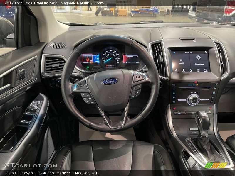 Magnetic Metallic / Ebony 2017 Ford Edge Titanium AWD