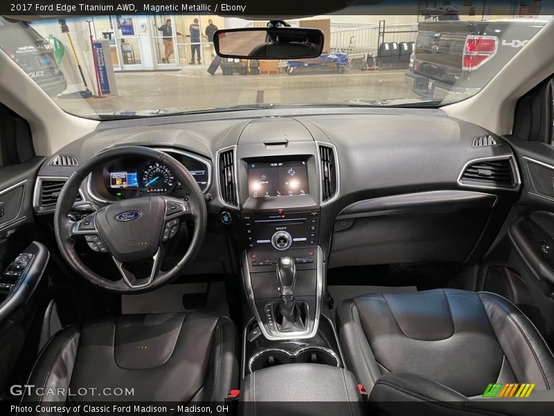 Magnetic Metallic / Ebony 2017 Ford Edge Titanium AWD