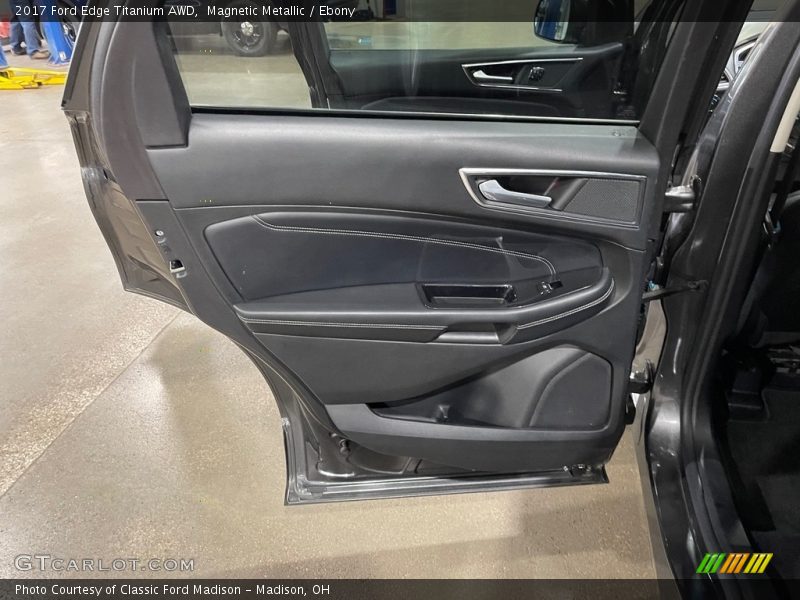 Magnetic Metallic / Ebony 2017 Ford Edge Titanium AWD