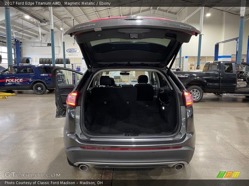 Magnetic Metallic / Ebony 2017 Ford Edge Titanium AWD