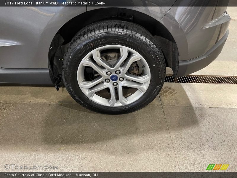 Magnetic Metallic / Ebony 2017 Ford Edge Titanium AWD