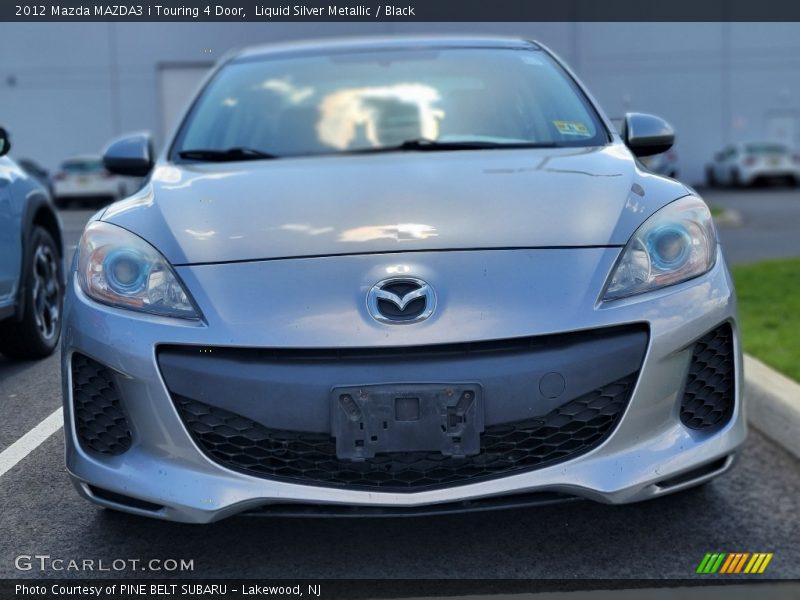 Liquid Silver Metallic / Black 2012 Mazda MAZDA3 i Touring 4 Door