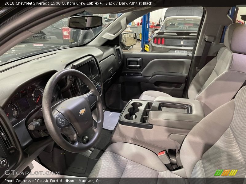 Black / Dark Ash/Jet Black 2018 Chevrolet Silverado 1500 Custom Crew Cab 4x4