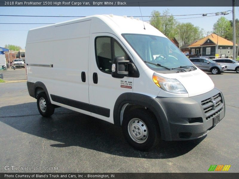 Bright White / Black 2018 Ram ProMaster 1500 High Roof Cargo Van