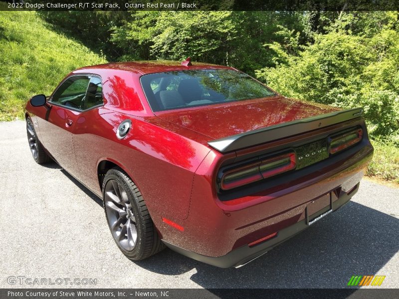Octane Red Pearl / Black 2022 Dodge Challenger R/T Scat Pack