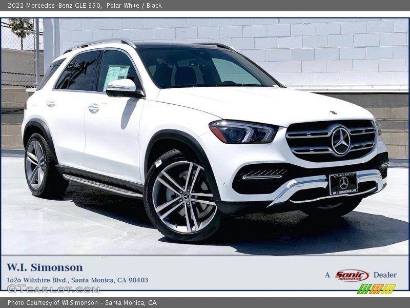 Polar White / Black 2022 Mercedes-Benz GLE 350