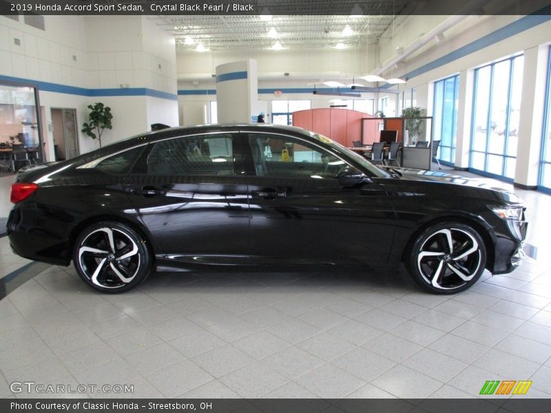 Crystal Black Pearl / Black 2019 Honda Accord Sport Sedan