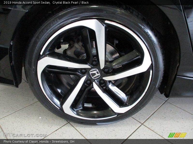 Crystal Black Pearl / Black 2019 Honda Accord Sport Sedan