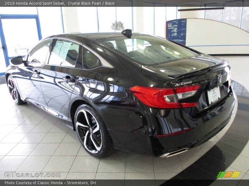 Crystal Black Pearl / Black 2019 Honda Accord Sport Sedan