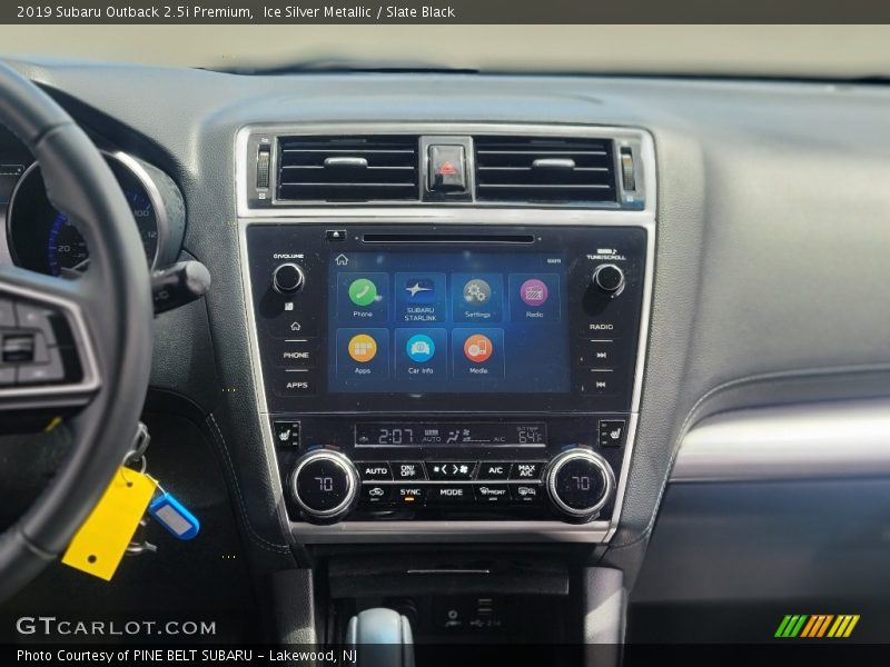 Ice Silver Metallic / Slate Black 2019 Subaru Outback 2.5i Premium