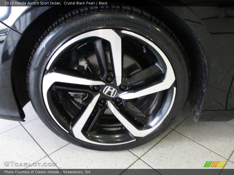 Crystal Black Pearl / Black 2019 Honda Accord Sport Sedan