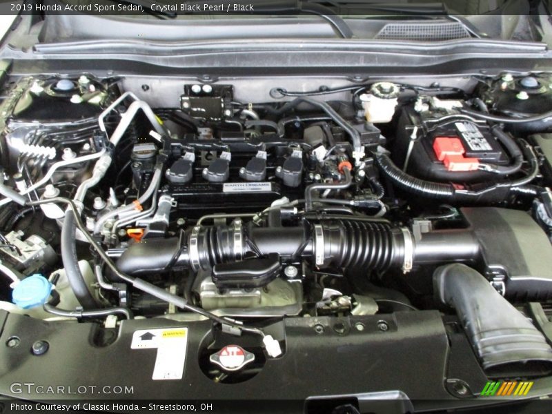  2019 Accord Sport Sedan Engine - 1.5 Liter Turbocharged DOHC 16-Valve VTEC 4 Cylinder