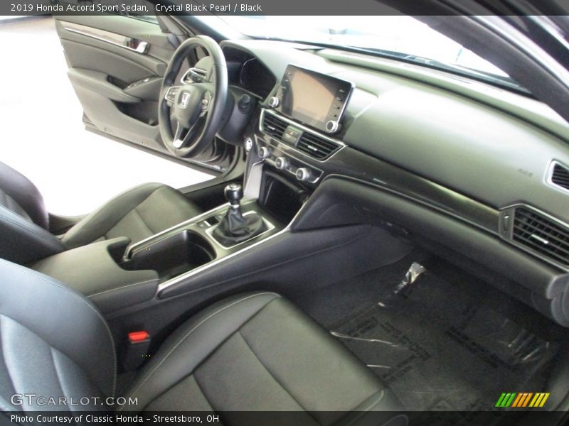 Crystal Black Pearl / Black 2019 Honda Accord Sport Sedan